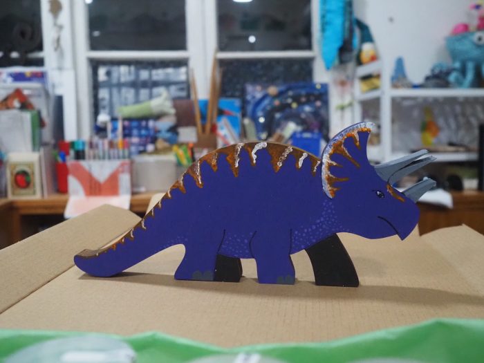 Dinosaur art pack (triceratops)