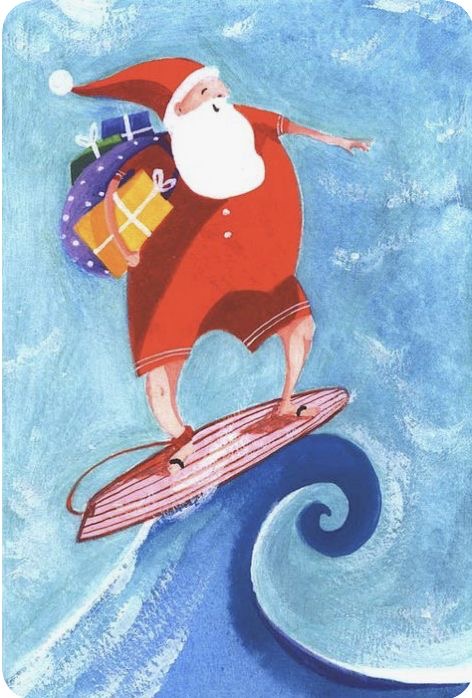 Thursday 11 Dec: 1-3 pm Watercolour Beach Santa $50
